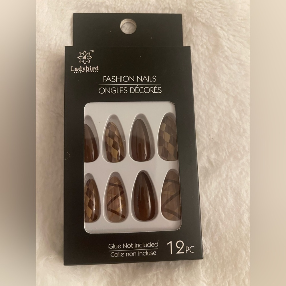 🤍🤍🤎Fashion Nails - Brown - Picture 7 of 9